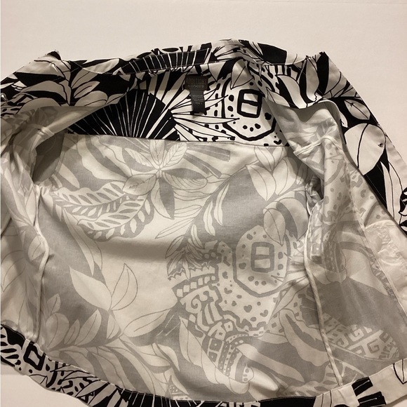 Chicos Additions Floral Print Jacket - Picture 8 of 10